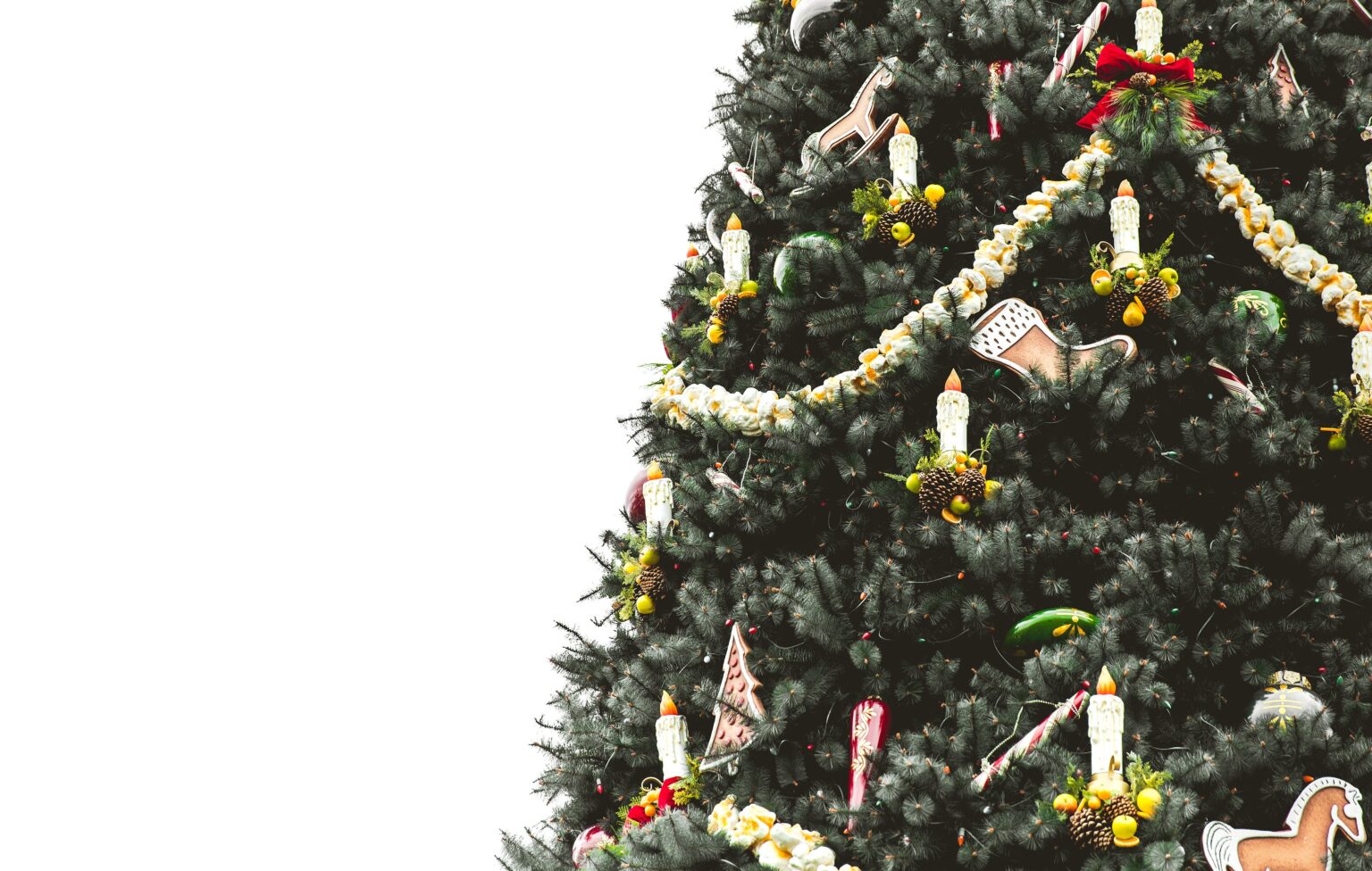 Árbol de Navidad decorado